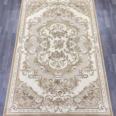 Ковер бельгийский 5066498550 KUNDUZ (Вискоза, кремовый)