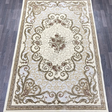 Ковер бельгийский 5094498440 KUNDUZ (Вискоза, бежевый)