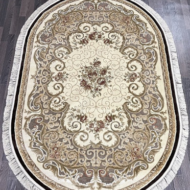 Ковер бельгийский 5094498330 KUNDUZ (Вискоза, коричневый, кремовый)