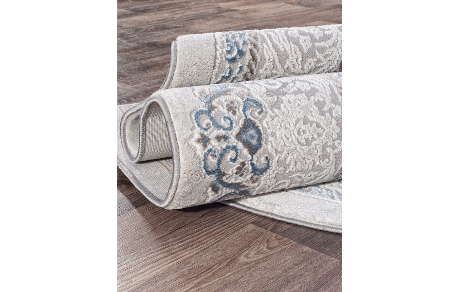 Ковер 03874A - BLUE / BLUE - Овал ARMINA