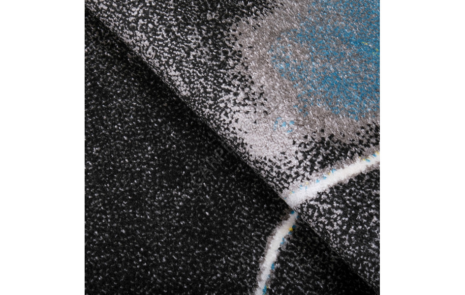 Детский чёрный ковер ДИЗАЙН 20741 ЦВЕТ 22044 Фэнси