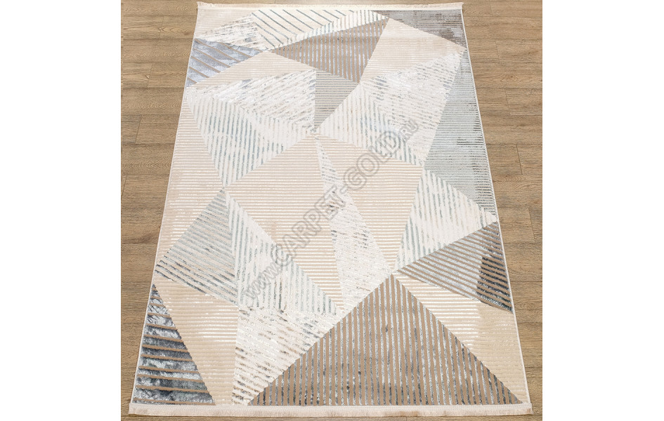 Геометрический ковер ДИЗАЙН 3979A ЦВЕТ BEJ / BEJ Ascona