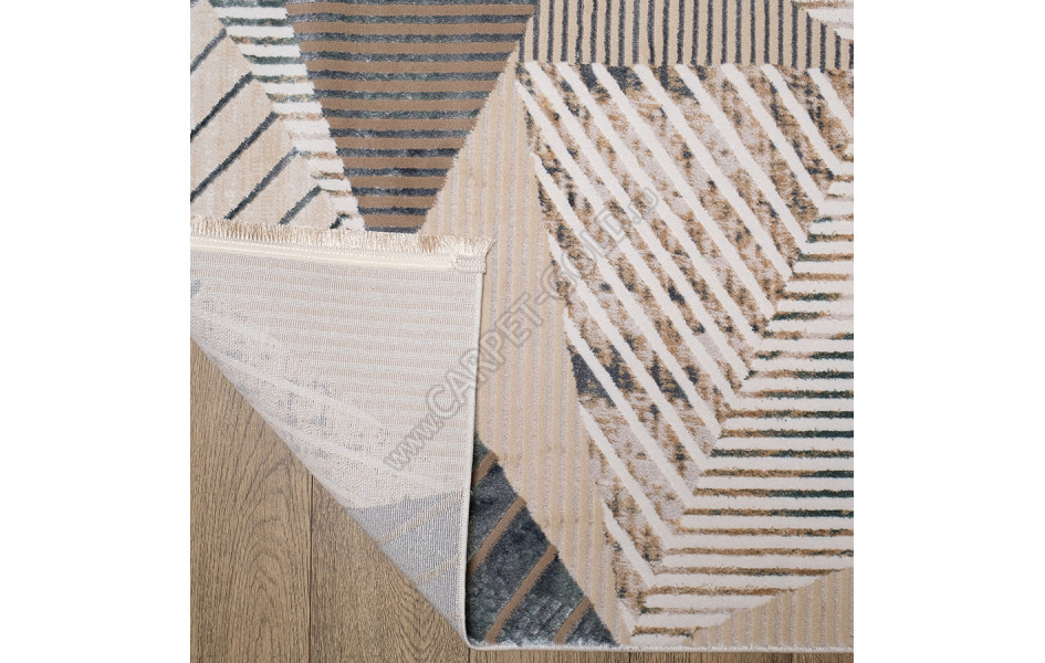 Геометрический ковер ДИЗАЙН 3979A ЦВЕТ BEJ / BEJ Ascona