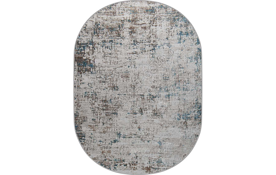 38554A OVAL BLUE FLS / CREAM FLS Eliza