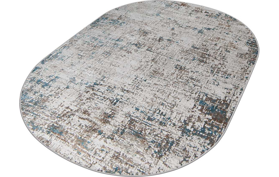 38554A OVAL BLUE FLS / CREAM FLS Eliza