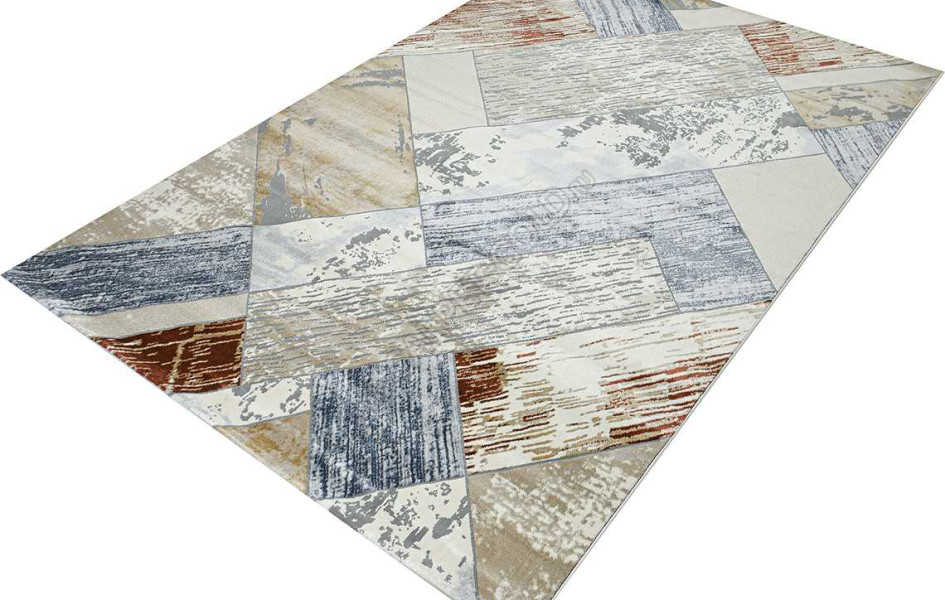 Ковер геометрия 37932A STAN BLUE / L.BEIGE Regnum