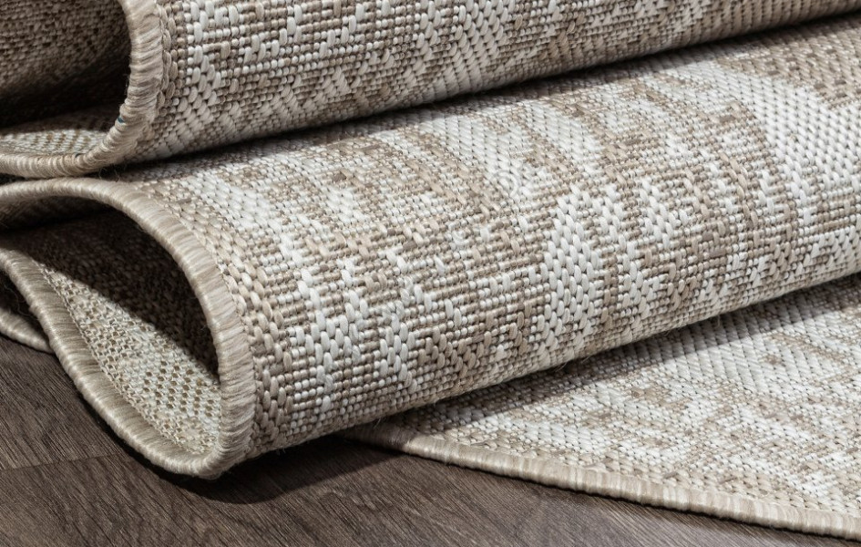 Ковер S129 - BEIGE - Овал - коллекция KAIR