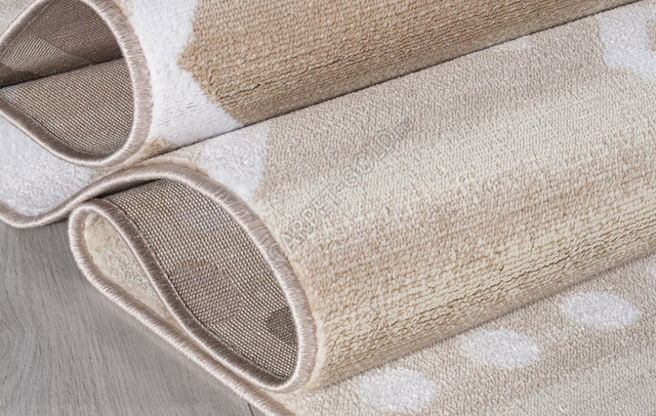 Ковер MP24 - CREAM-BROWN - Прямоугольник - коллекция IRIS