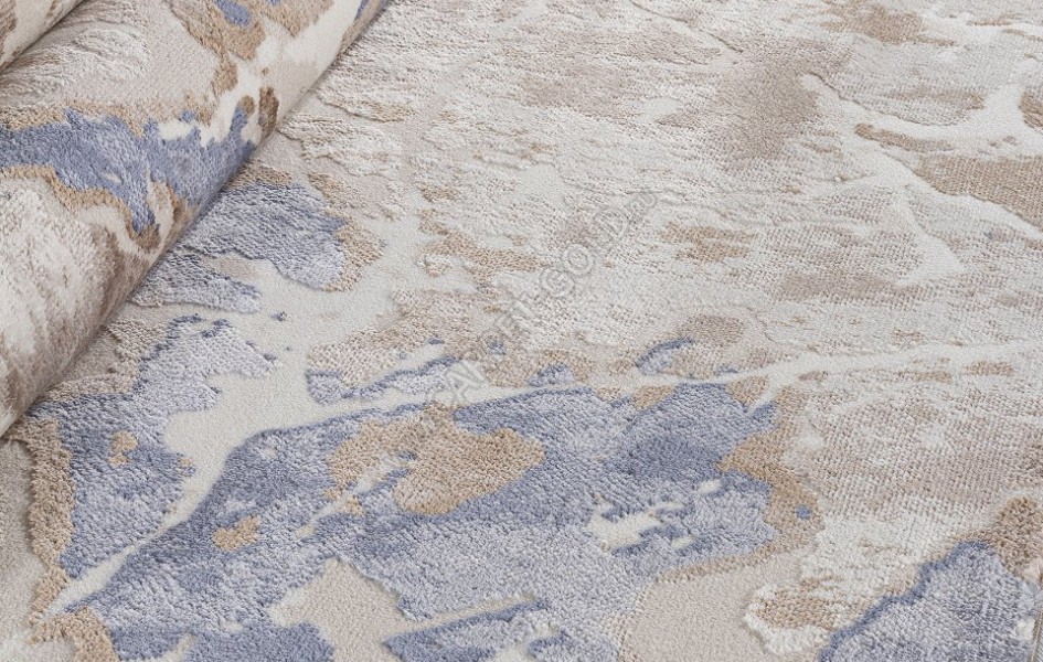 Ковер O1119 - 730 BEIGE / BLUE - Прямоугольник - коллекция SAMIRA