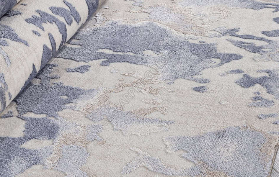 Ковер O1125 - 730 BEIGE / BLUE - Прямоугольник - коллекция SAMIRA
